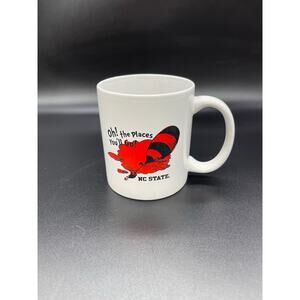 NC State Dr Seuss "Oh the places you'll go!" Coffee Mug Cup M Ware
